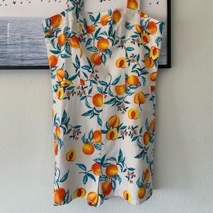 Amanda Uprichard peach romper size small